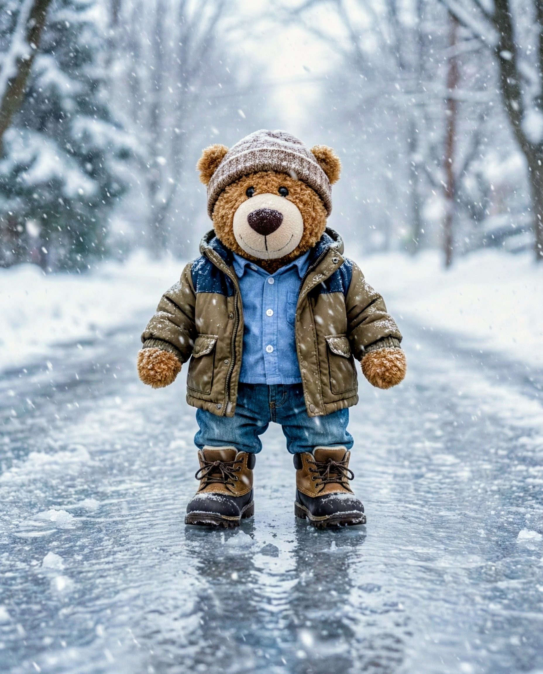 Es regnet Eiswürfel