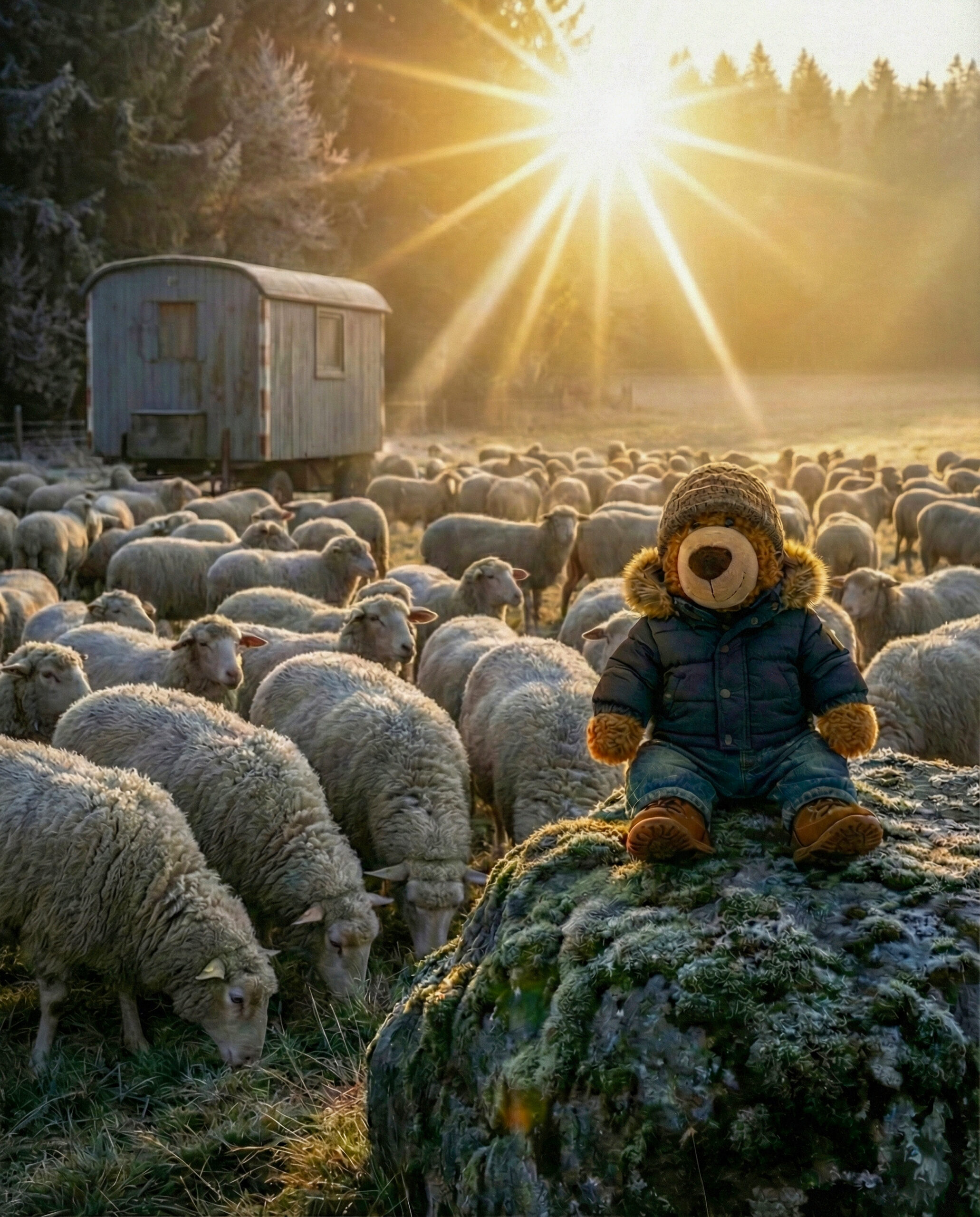 Sonnenaufgang im Chemnitztal